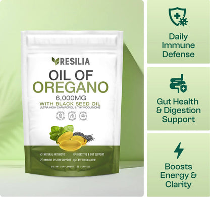 Resilia Oil Of Oregano Softgels